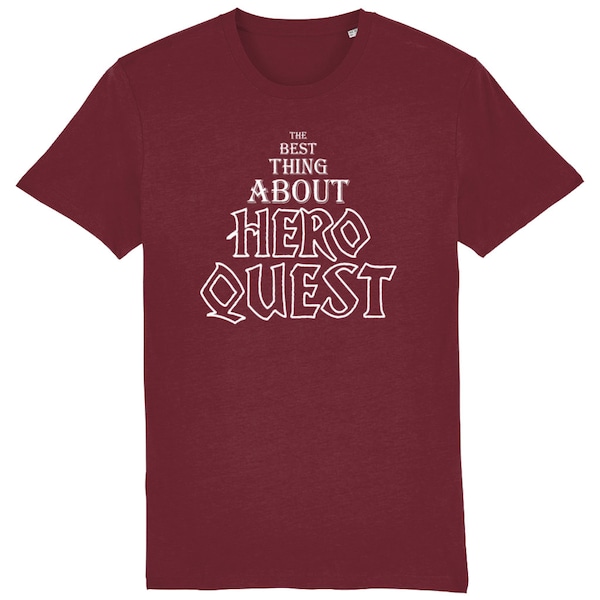 Hero Quest Inspired T-Shirt, Board Games, Meeples, Tabletop, Gaming, Dnd, Geek, Dice, Comedy, Tees, Unique, Funny, Top, Gamer, Cool, Cards,