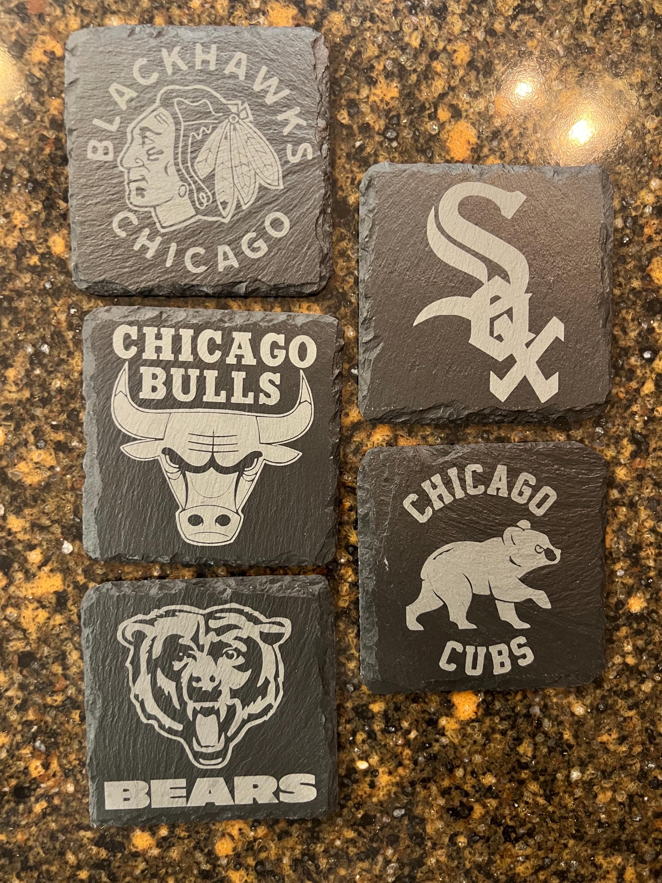thumbnail image 2 of Chicago Sports Teams Flag - Bears, White Sox, Blackhawks, Bulls Combo - 3x5 Ft Banner For Man Cave 2 of 4