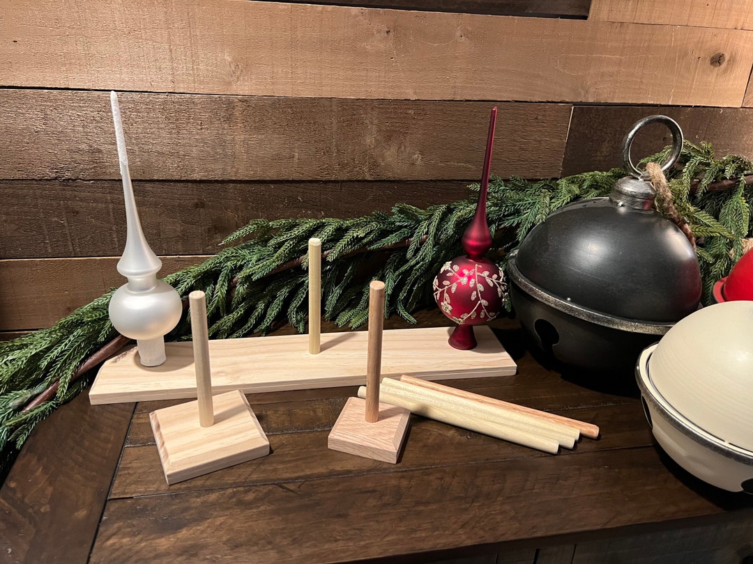 Handmade Finial Christmas Tree Topper Stand Etsy