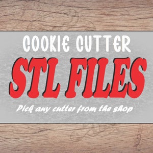 Cookie Cutter STL Files - Etsy