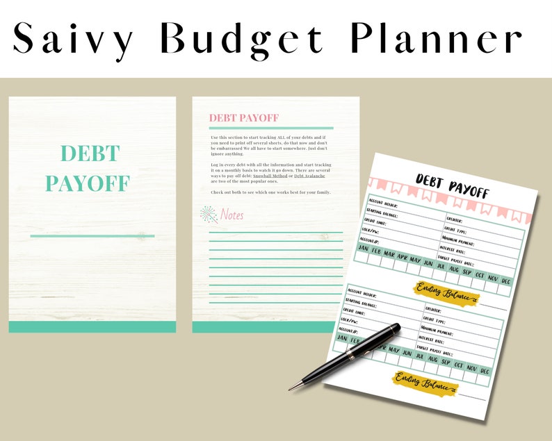 Ultimate Budget Planner for 2023 Budgeting Planner Etsy