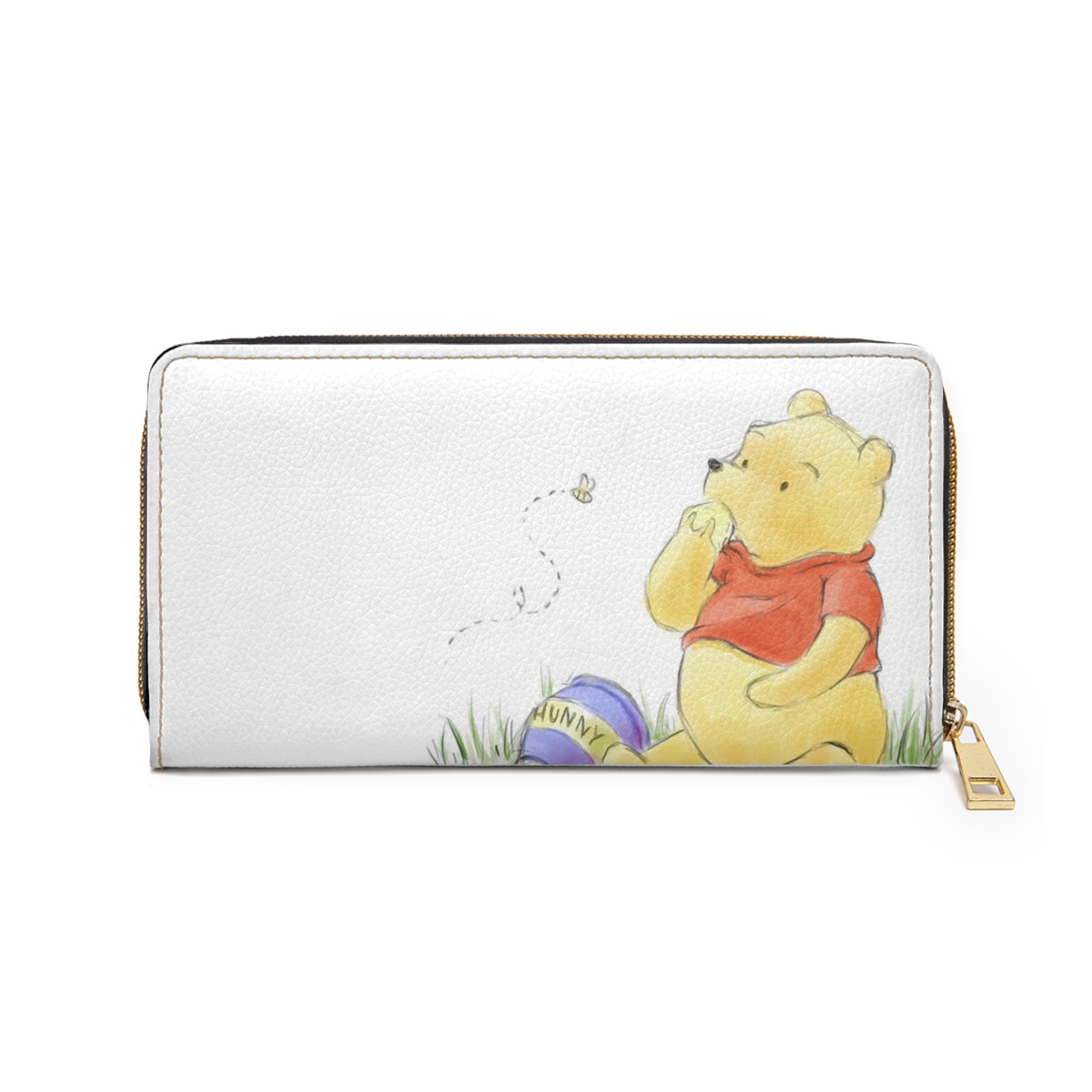 【HAZZYS】Signature Pattern ★Winnie the Pooh Card Wallet★ Winnie the Pooh Card Wallet