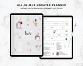Digital Planner | iPad Planner | GoodNotes Planner | Minimalist Planner | Undated Planner | Weekly Planner | Daily Planner | Monthly Planner