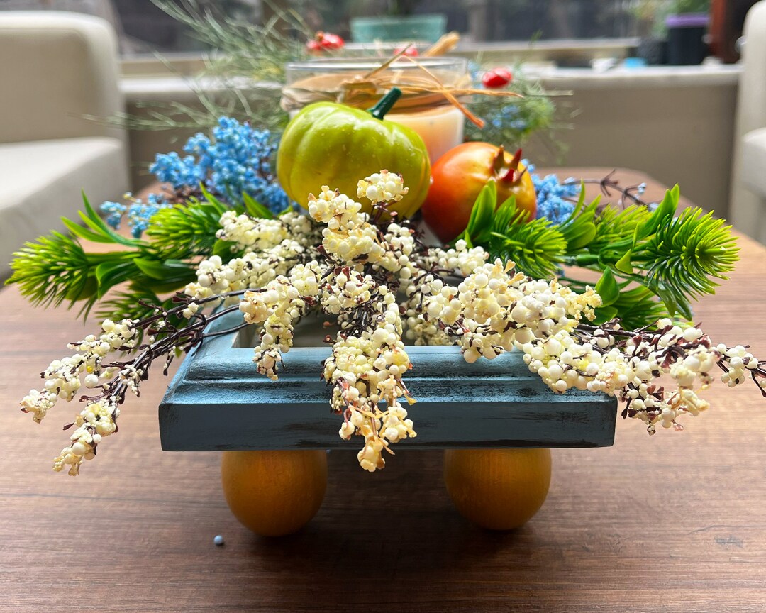 Rustic Centerpiece Box Wedding Boxes Dining Table Etsy