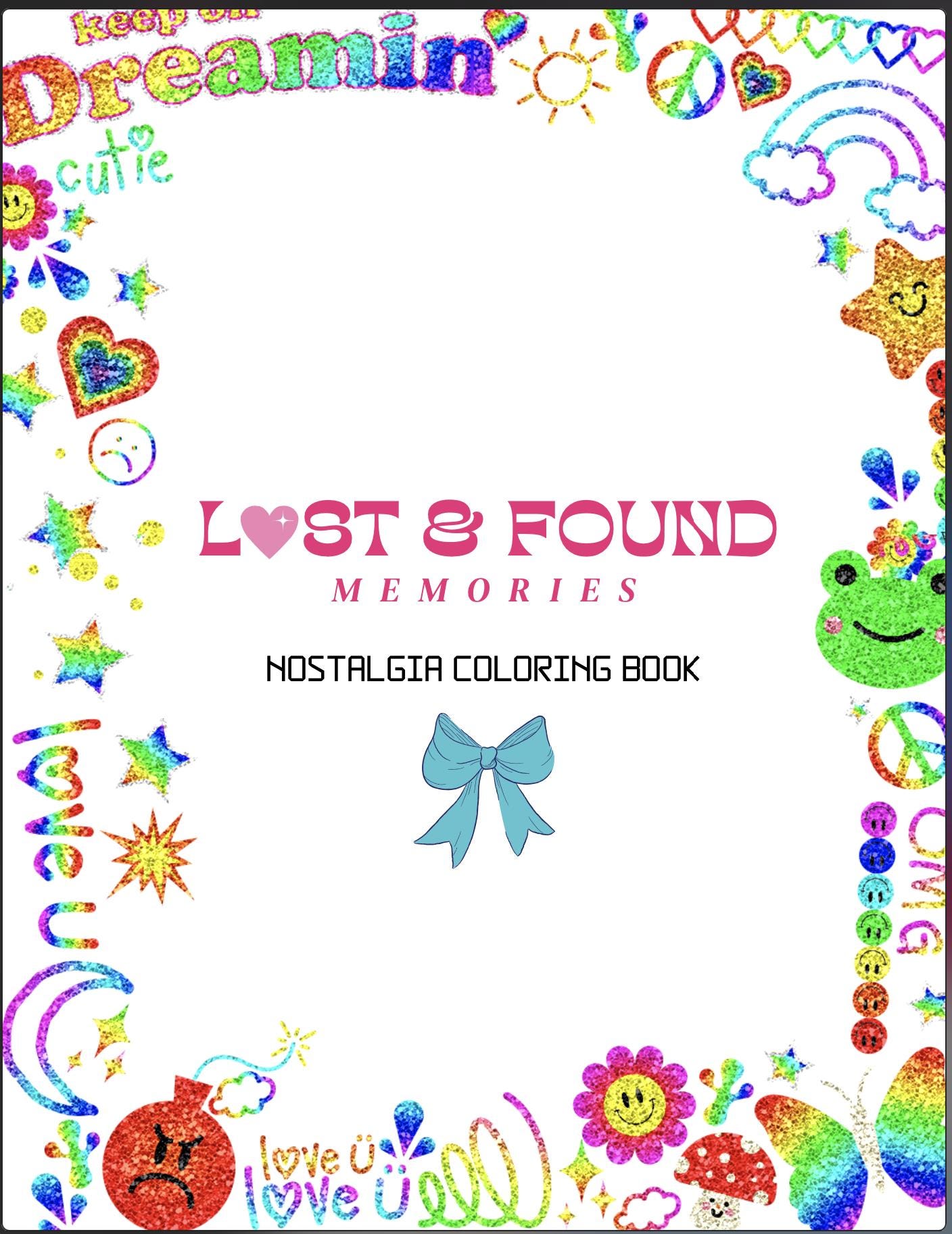 Y2K Nostalgia Coloring Book | Retro 2000s Vibes (digital Download) - Etsy