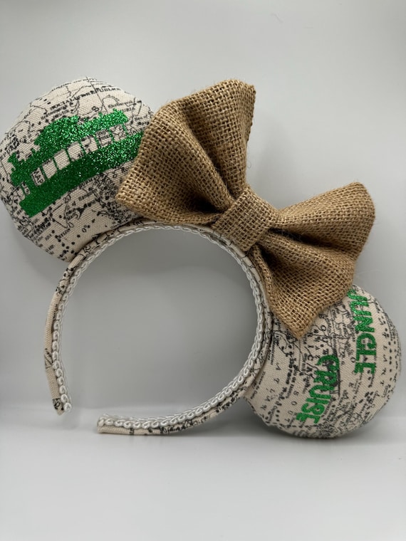 Jungle cruise and queen of the English headband Disney Jungle Expedition MB Mouse Ears – MouseketEars Bowtique main image 3