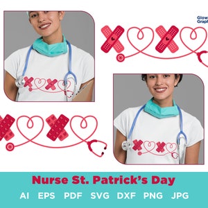 XOXO Svg, Infermiera San Valentino Svg, Regalo dottore, Infermiera SVG, Stetoscopio cuore Svg, Infermieristica Svg, Stetoscopio Svg, Medical svg, RN Svg,Cutfile