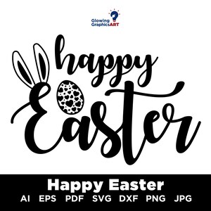 Happy Easter,Easter Vibes Svg, Kids Easter Svg , Easter Egg Svg, Easter Bunny, Bunny Ears ,Instant Digital Download - svg, png, dxf, eps