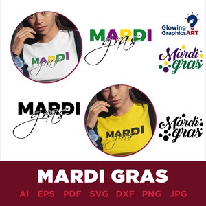 Mardi Gras SVG Files, Mardi Gras Multi Colored SVG,Mardi Grass PNG,Carnival Svg,Fleur De Lis, Louisiana Svg,Mardi Gras Beads Svg,Fat Tuesday