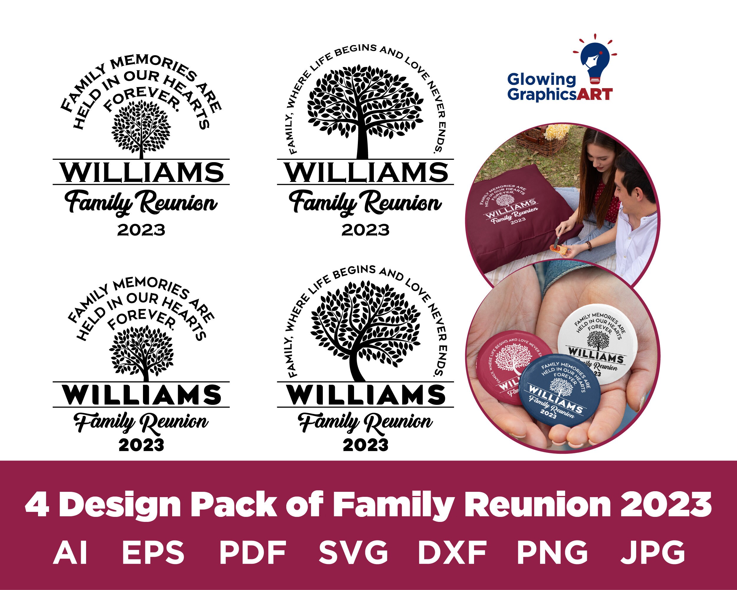 Family Reunion Tree Svg , Family Reunion 2023 SVG , Family SVG , Family