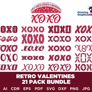 XOXO SVG, Valentijnsdag SVG, LoveValentine Shirts svg, Cute Valentines svg, Romantische svg, Love svg, HUgs & Kisses, , Cut File voor Cricut