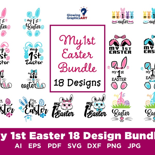 My First Easter SVG, My 1st Easter SVG , Happy Easter SVG , Easter Boy Svg , Easter Girl Svg , Easter Kids Svg, Easter Vibes ,Easter quote