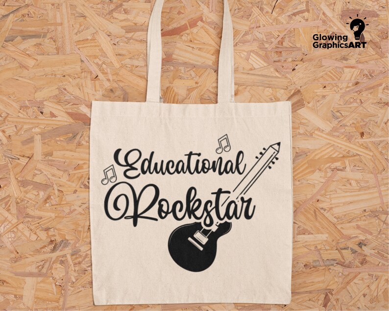 Teacher Svg, Educational Rockstar Svg, Cool Teacher Gift, Teacher Rocks, Teacher Appreciation Gift , Teacher Quotes Svg, Cricut Silhouette image 7