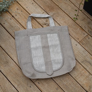 Sac à provisions en lin pliable | Sac à provisions portefeuille | Sac d'épicerie réutilisable | Sac pliable écologique | Sac fourre-tout pliable | Sac à main pour magasin