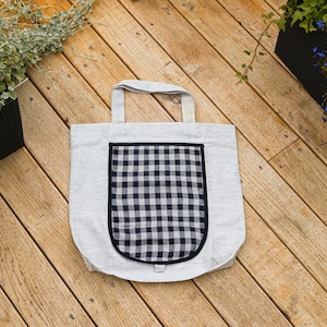 Foldable Linen Shopping Bag | Wallet Shopping Bag | Reusable Grocery Bag | Eco Friendly Fold-Away Bag | Foldable Tote Bag | Handbag For Shop