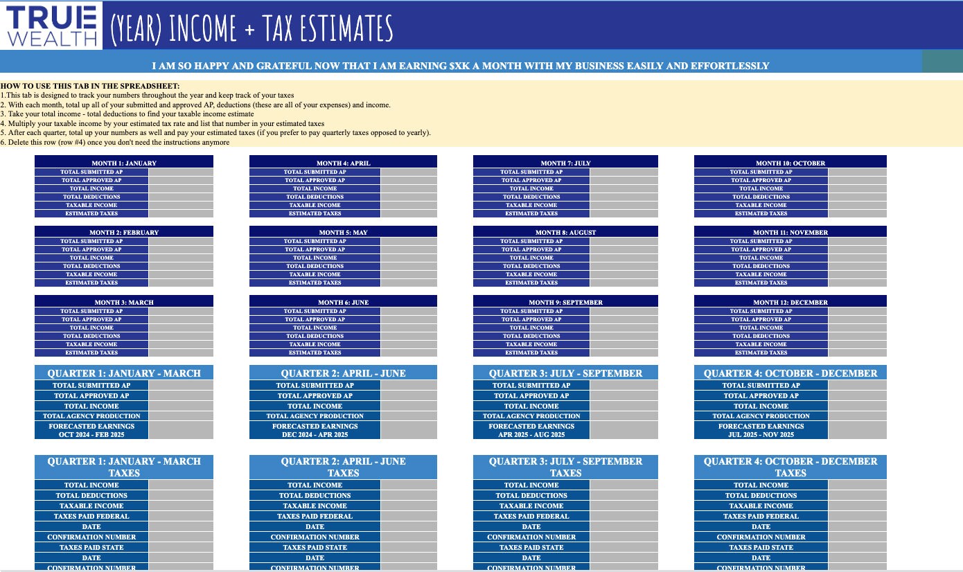 Insurance Sales Tracker, Commission & Expense Tracker, Google Sheets ...