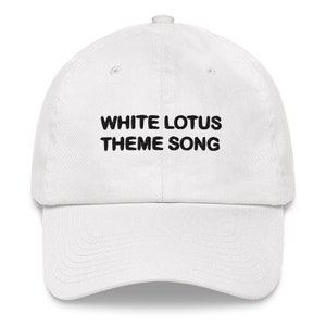 White Lotus Theme Song Portia Tanya Merch Dad hat