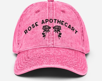 Rose Apothecary Vintage Cotton Twill Cap