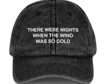 Cappellino vintage in twill di cotone "All Coming Back To Me"