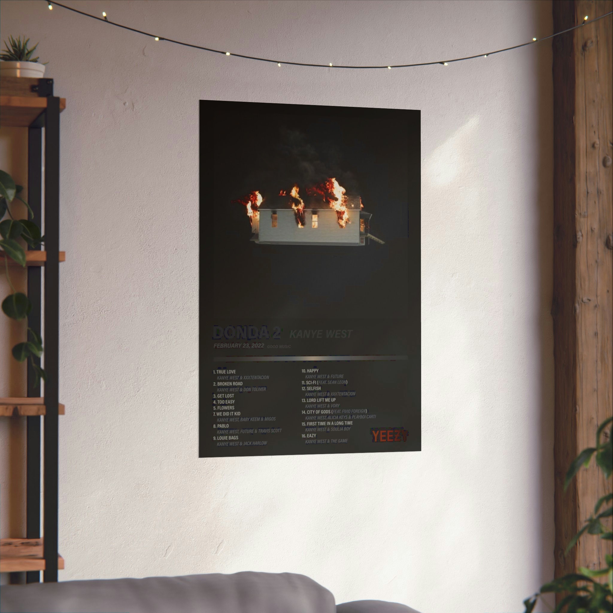 Kanye West Donda 2 album Poster - Etsy