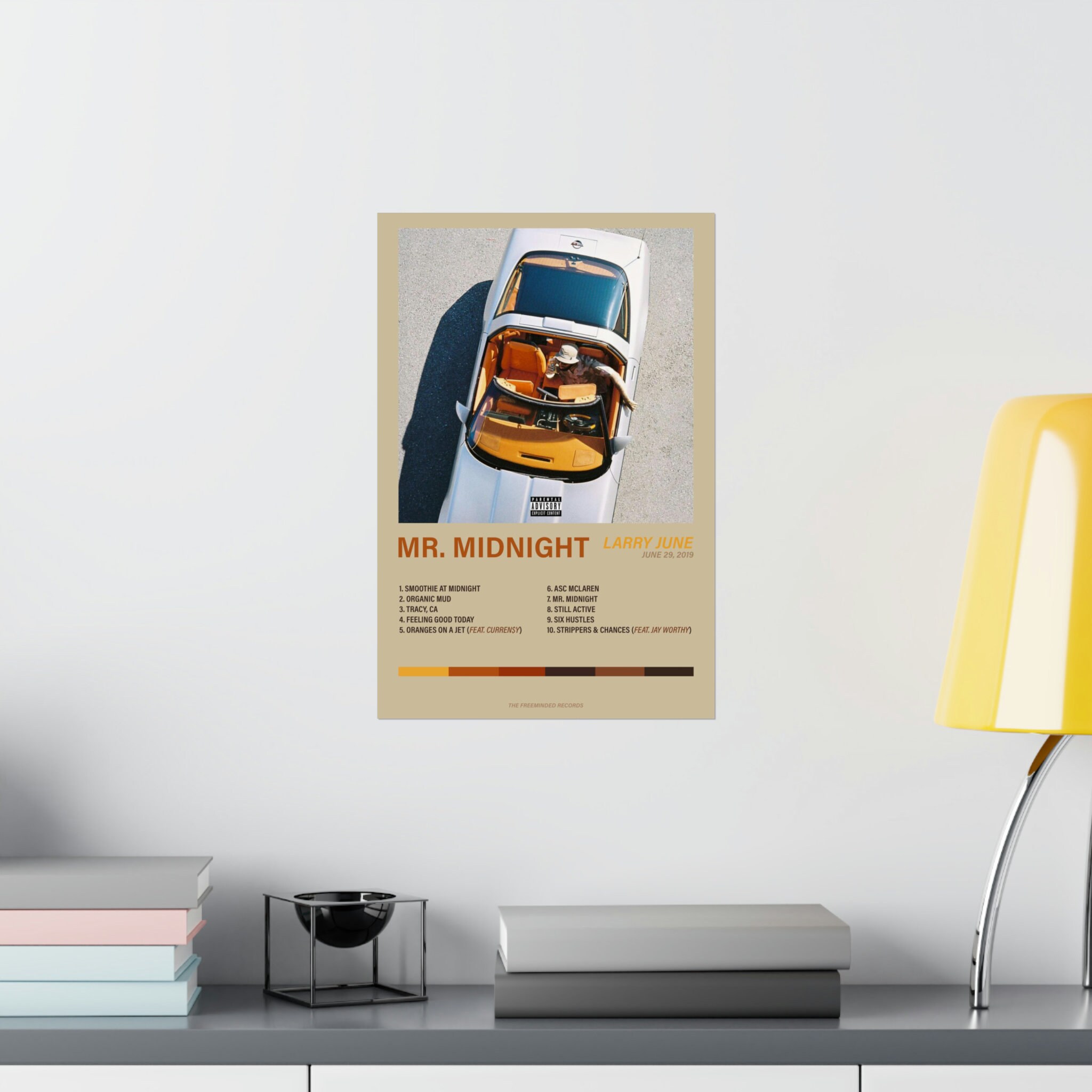 Larry June - Mr. Midnight (album Poster) - Etsy