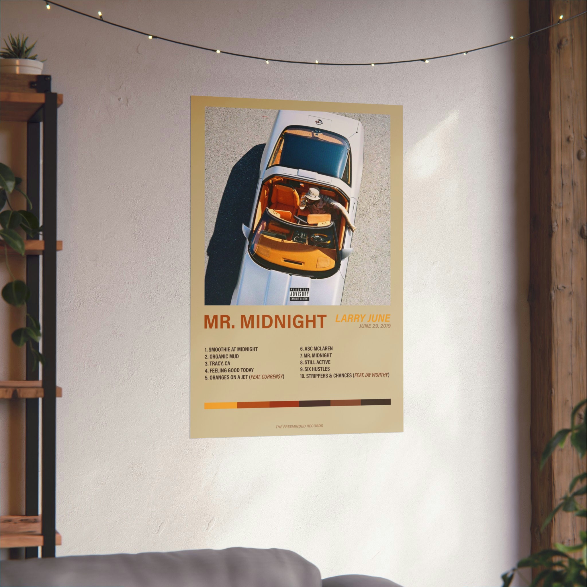 Larry June - Mr. Midnight (album Poster) - Etsy
