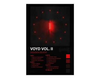 SVDDEN DEATH - VOYD Vol. 2 (Album Poster)