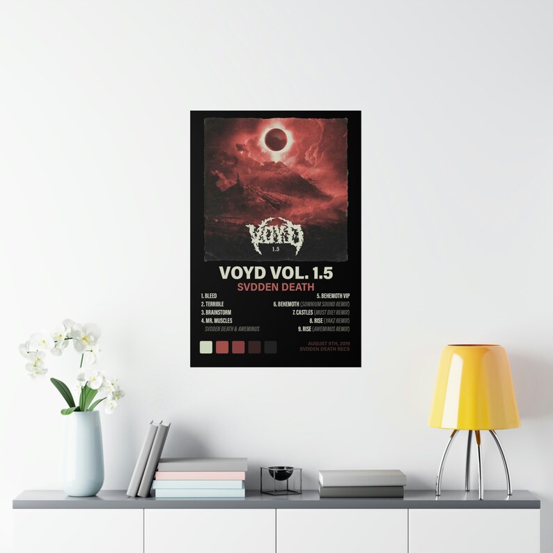 SVDDEN DEATH VOYD Vol. 1.5 album Poster Etsy