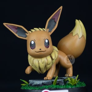 イーブイ | ポケモン、3Dプリントフィギュア（5インチ/ 13 cm） | 樹脂フィギュア/像塗装済み3Dモデル - 映画キャラクター - 3Dモデル - ヒーロー