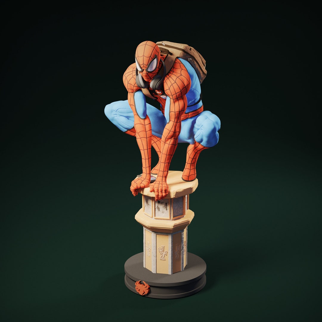 Spider - Man | MARVEL , 3D Print Figure (adjustable Size) | Resin ...