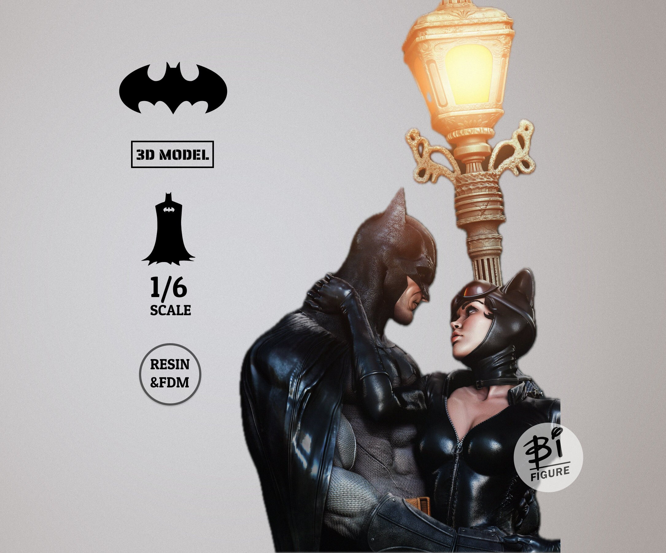 Batman catwoman statue discount