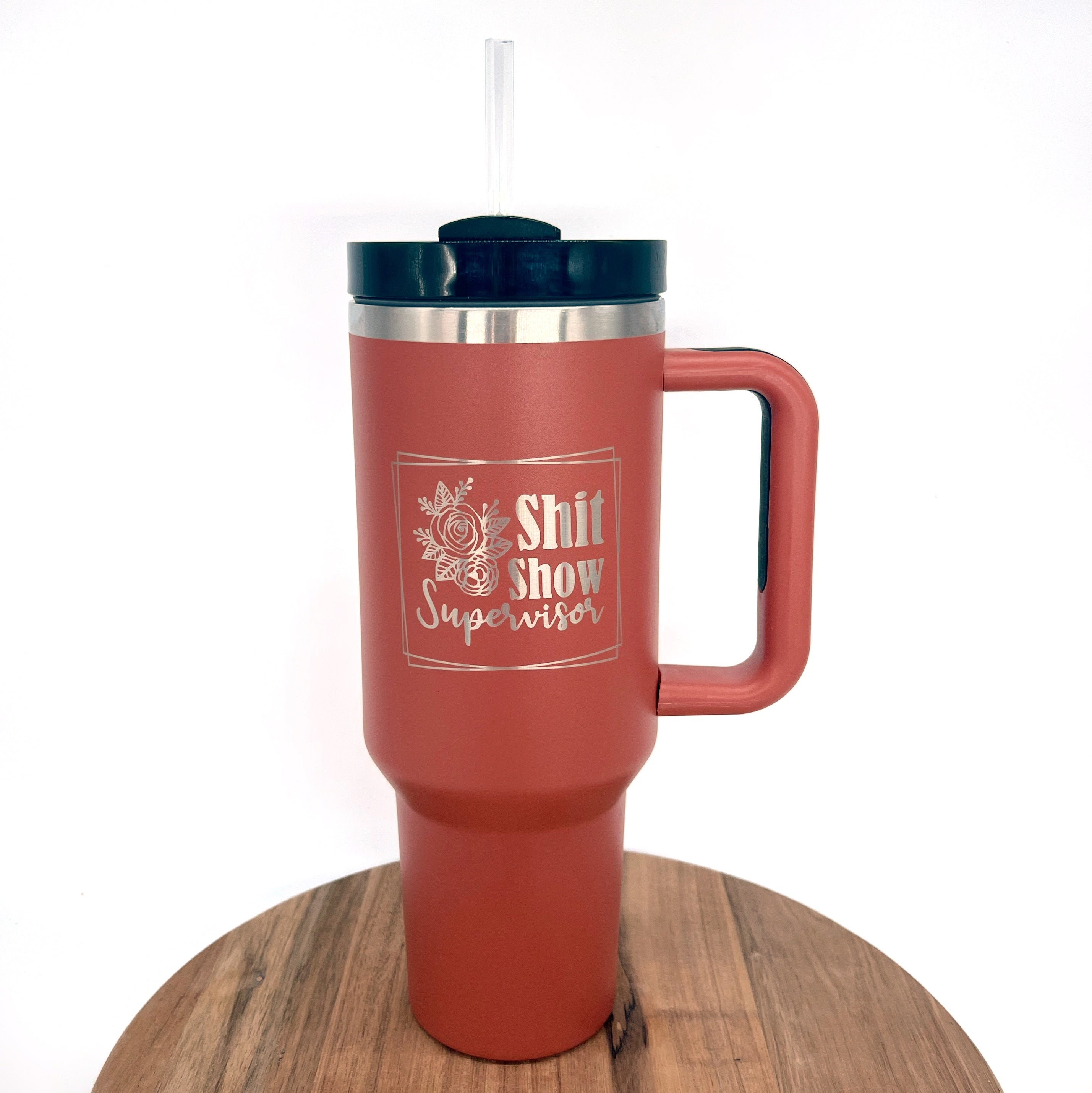 Stanley Dupe, 40 Oz Smiley Water Cup, 40 Oz Tumbler, Preppy Water