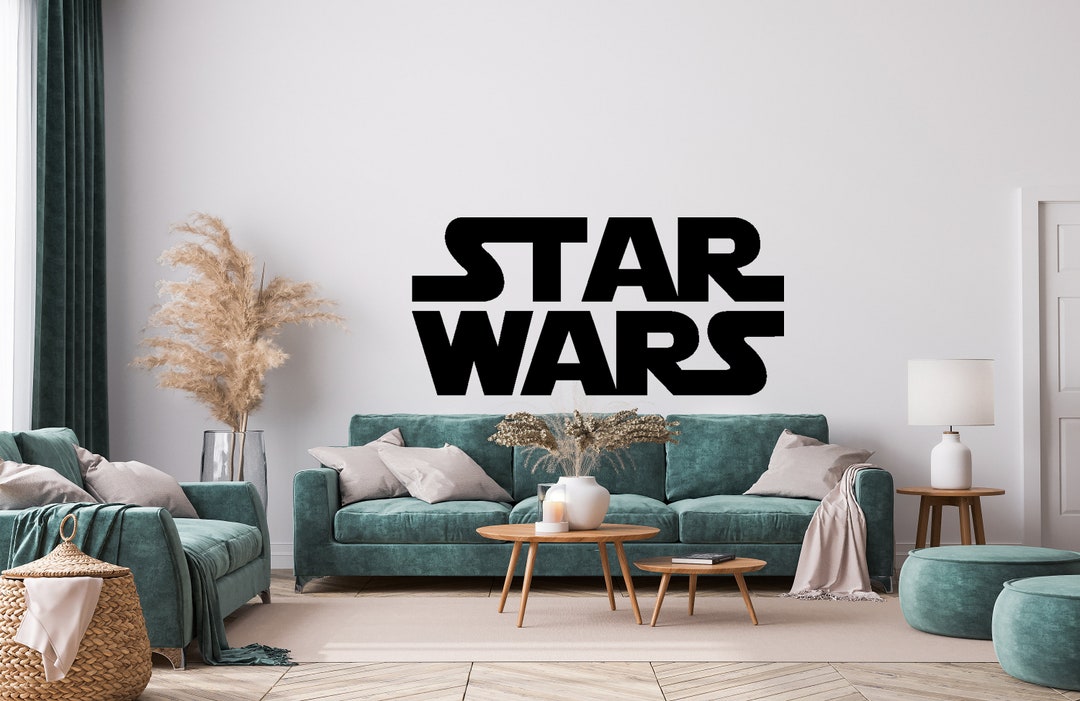 Star Wars Logo Wall Art Sticker Decal Etsy