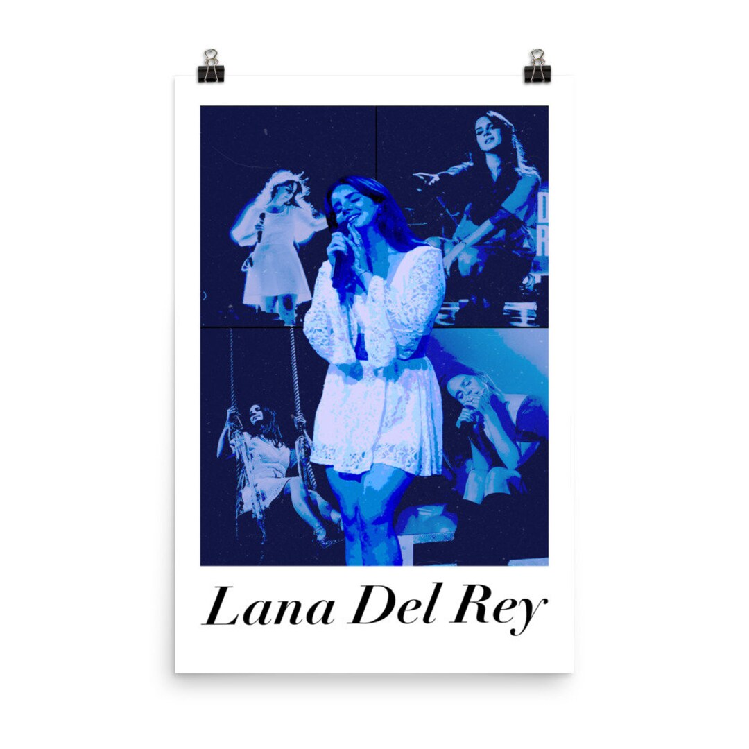 Lana Del Rey Wall Art Modern Poster Print Lana Del Rey Print Etsy