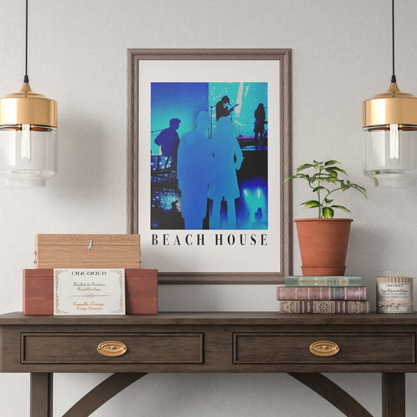 Beach House Band Poster Etsy