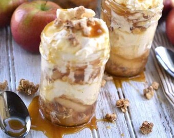 Apple Pie Cheesecake Jar