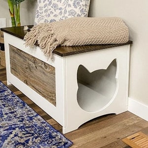 Hidden cat bed top