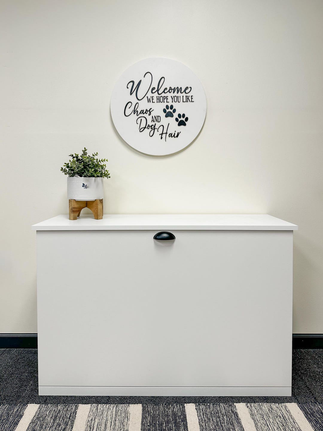 Triple Style Dog Food Storage Cabinet, Container, Dry Pet Food Storage ...