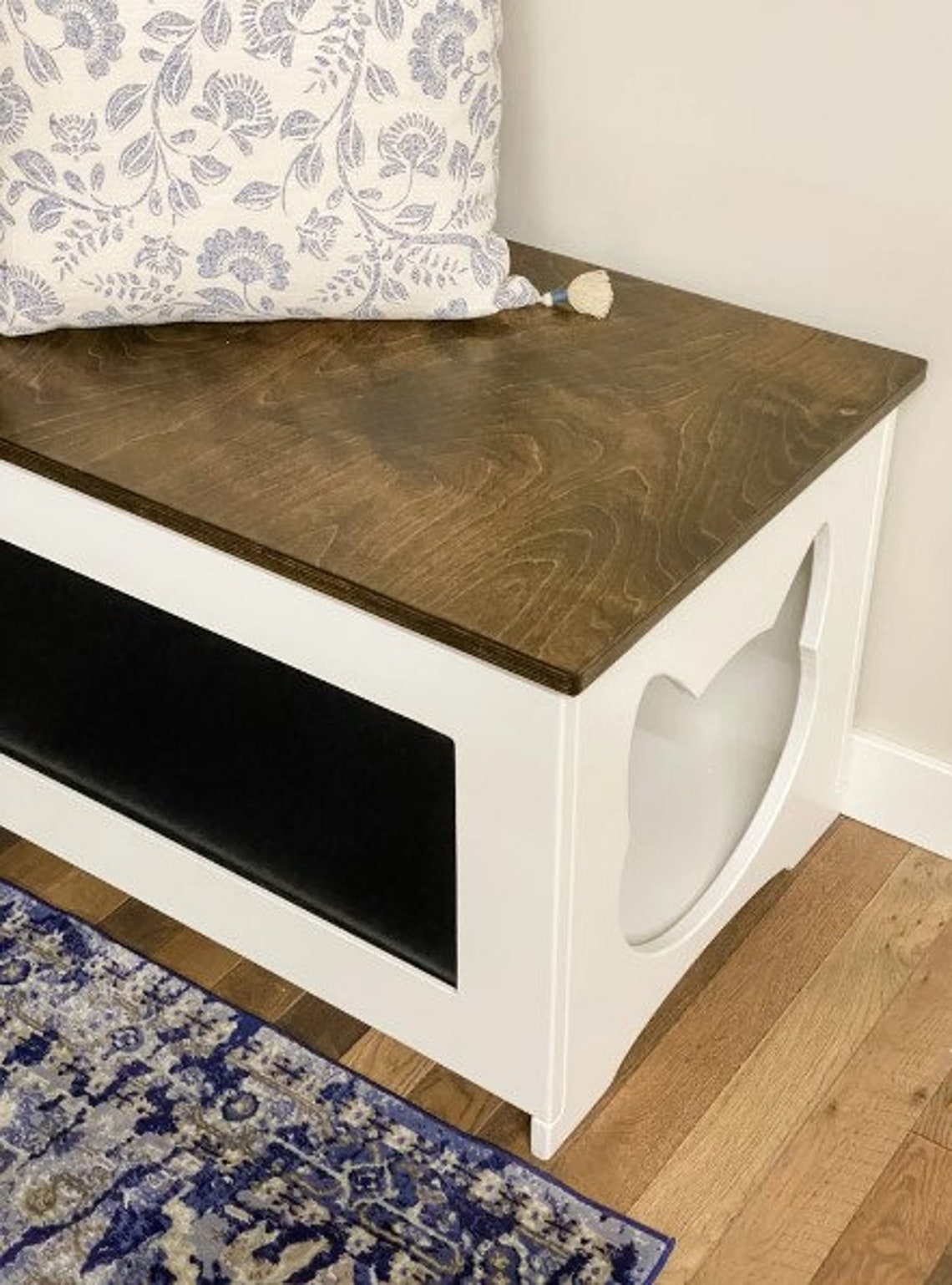 Free Shipping Litter Box Cover Litter Box Bench Cat Etsy