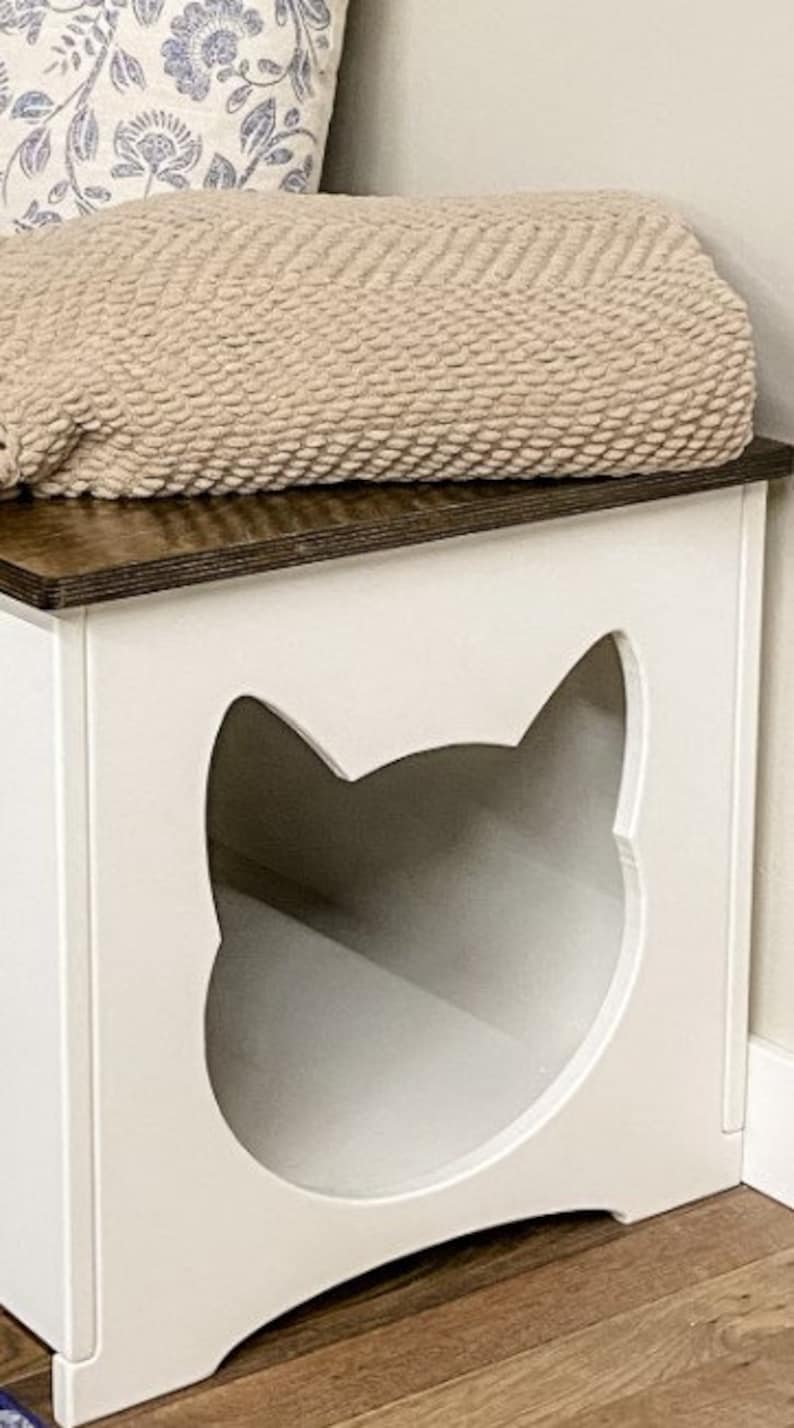 Free SHIPPING Litter Box Cover Litter Box Bench Cat Etsy