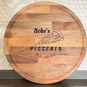 XL Pizza Boards , Pizza Lovers,Pizza Gifts For Men,Pizza Tray, Name Pizza Board, Restaurant Serving Food, Personalized gift for Pizzeria