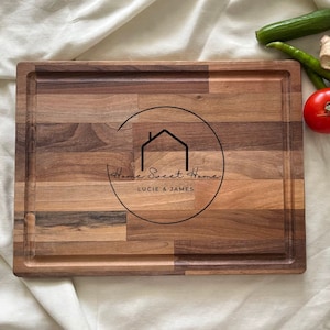 Real Estate Cutting Boards, Custom Cutting Boards for Realtors, Engraved Cutting Boards for Homeowners, Real Estate Client Gifts
