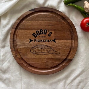 Custom Pizza Large Round,Pizza Peel,Name Pizza Board,Restaurant Serving Food,Personalized gift for Pizzeria,Pizza Gifts,Pizza Lovers