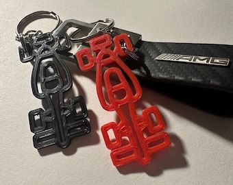 Personalised F1 Car Keychain for Men Formula Keychain Gift Race Car  Gifts Son Christmas Gift For Boyfriend Car Enthusiast Gift
