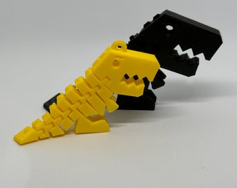 Flexi Rex | 3D Printed Articulated T-Rex Dinosaur | Desk Fidget Toy Gift for Son | Present for Daughter | Small Gift | Articulated Toy