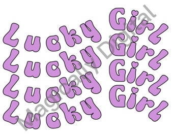 Lucky Girl SVG