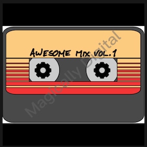 Guardians of the Galaxy Awesome Mix - SVG
