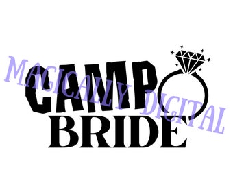 Camp Bride SVG