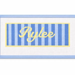 Marcador de lienzo personalizado bordado a mano / Malla 13