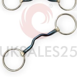 Loose Ring Ported Blue sweet iron snaffle Bit (UKSALES25®) *SAME DAY DISPATCH*
